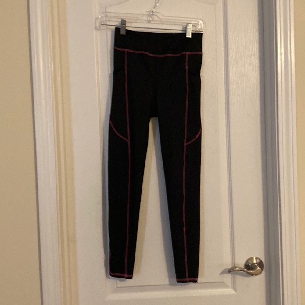 Equestrian pants black and purple